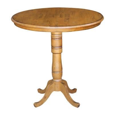 Preferred Katarina Extendable Rubberwood Solid Wood Dining Tables In International Concepts Dining Essentials Distressed Pecan (View 16 of 25)