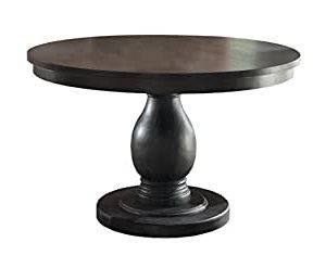 Recent 28'' Pedestal Dining Tables Regarding Homelegance Dandelion 48" Rustic Pedestal Round Dining (View 11 of 25)