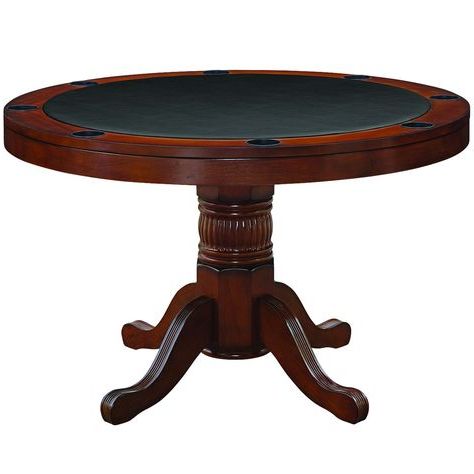 Round Poker With Widely Used Mcbride 48" 4 – Player Poker Tables (View 23 of 25)