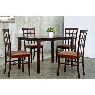 Shop Warehouse Of Tiffany Justin Brown Sugar 5 Piece Within Well Known Justine 23.63'' Dining Tables (Photo 5 of 25)