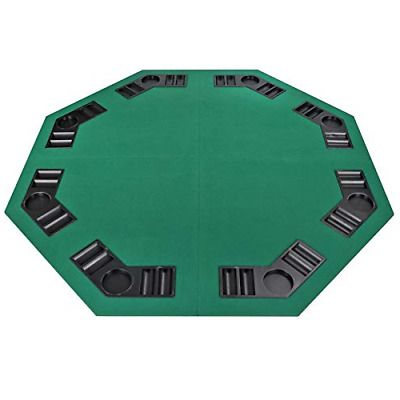 Smartxchoices 48" Folding Poker Table Top,octagon Layout Pertaining To Widely Used Mcbride 48" 4 – Player Poker Tables (View 20 of 25)