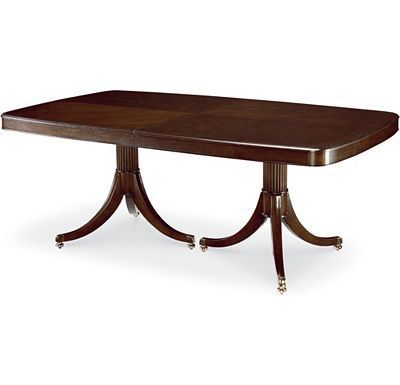 Villani Pedestal Dining Tables Within Best And Newest Thomasville Furniture – Studio 455 Double Pedestal Dining (View 6 of 25)