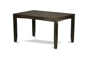 Warnock Butterfly Leaf Trestle Dining Tables Pertaining To Trendy East West Furniture Lyt Cap T Rectangular Dining Table (View 6 of 25)
