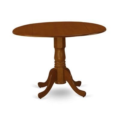 Featured Photo of 25 Best Collection of Boothby Drop Leaf Rubberwood Solid Wood Pedestal Dining Tables