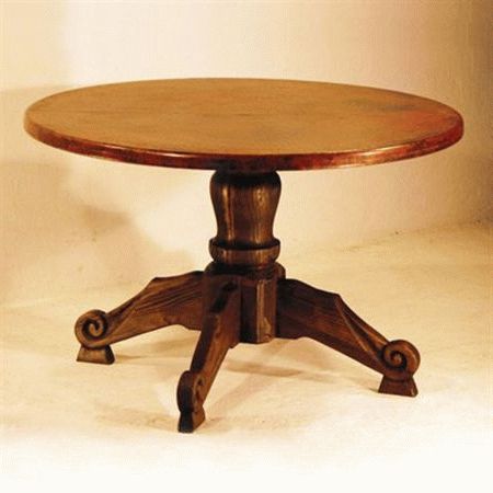 Well Known Carmen Pedestal Dining Table Base – Iron Accents Within Pedestal Dining Tables (View 15 of 25)