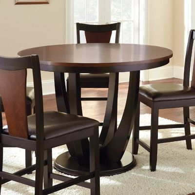 Well Known Counter Height Pedestal Dining Tables Regarding Latitude Run Donovan Counter Height Dining Table Base (View 2 of 25)