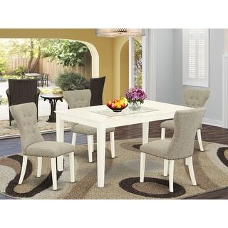 Well Known Eleni 35'' Dining Tables With Shop Caga5 Lwh 35 5 Pc Dining Table Set Included A Table (View 17 of 25)