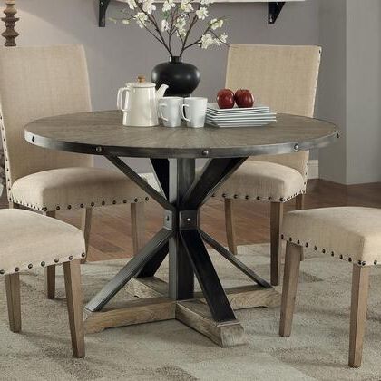 Well Known Getz 37'' Dining Tables With Coaster Tobin Dining Table 107100 Drift Wood (View 4 of 25)