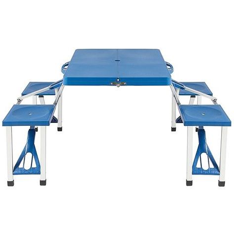 Well Known Outdoor Portable Aluminum Folding Camping Picnic Dining Within Isak 35.43'' Dining Tables (Photo 16 of 25)