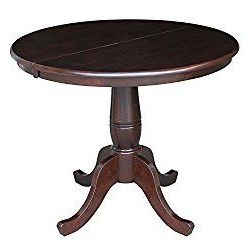 Well Known Pevensey 36'' Dining Tables With International Concepts 36 Inch Round Top Pedestal Table (Photo 6 of 25)