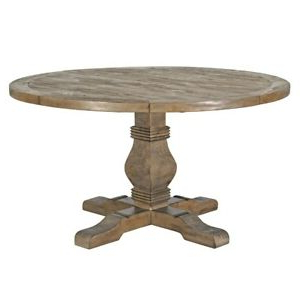 Well Known Steven 55'' Pedestal Dining Tables With 55" Round Dining Table Solid Reclaimed Pine Wood Top Hand (Photo 11 of 25)