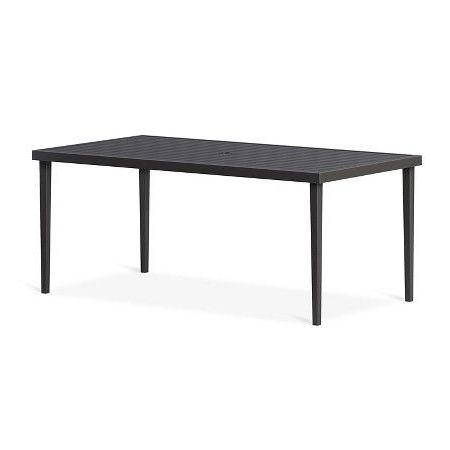 Well Liked Fairmont Steel Patio Dining Table Black – Threshold With Regard To Steven 39'' Dining Tables (View 5 of 25)