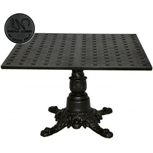 Windham Castings Pedestal Dining Table With 40 Inch Square Intended For Well Liked Getz 37'' Dining Tables (Photo 5 of 25)