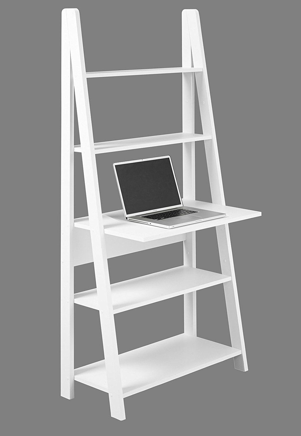 99+ Black Ladder Desk – Rustic Home Office Furniture Check Throughout Most Up To Date Tiva White Ladder Tv Stands (View 10 of 10)