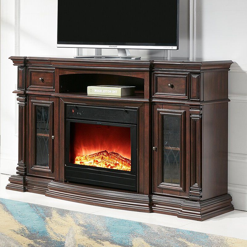 Alcott Hill® Raya Tv Stand For Tvs Up To 70" With Electric In Popular Mainor Tv Stands For Tvs Up To 70" (View 15 of 25)