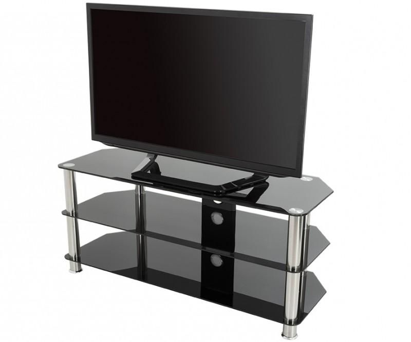 Best And Newest Tv Stands With Cable Management For Tvs Up To 55" Within Amazon: Avf Sdc1000cm A Tv Stand With Cable Management (Photo 9 of 10)