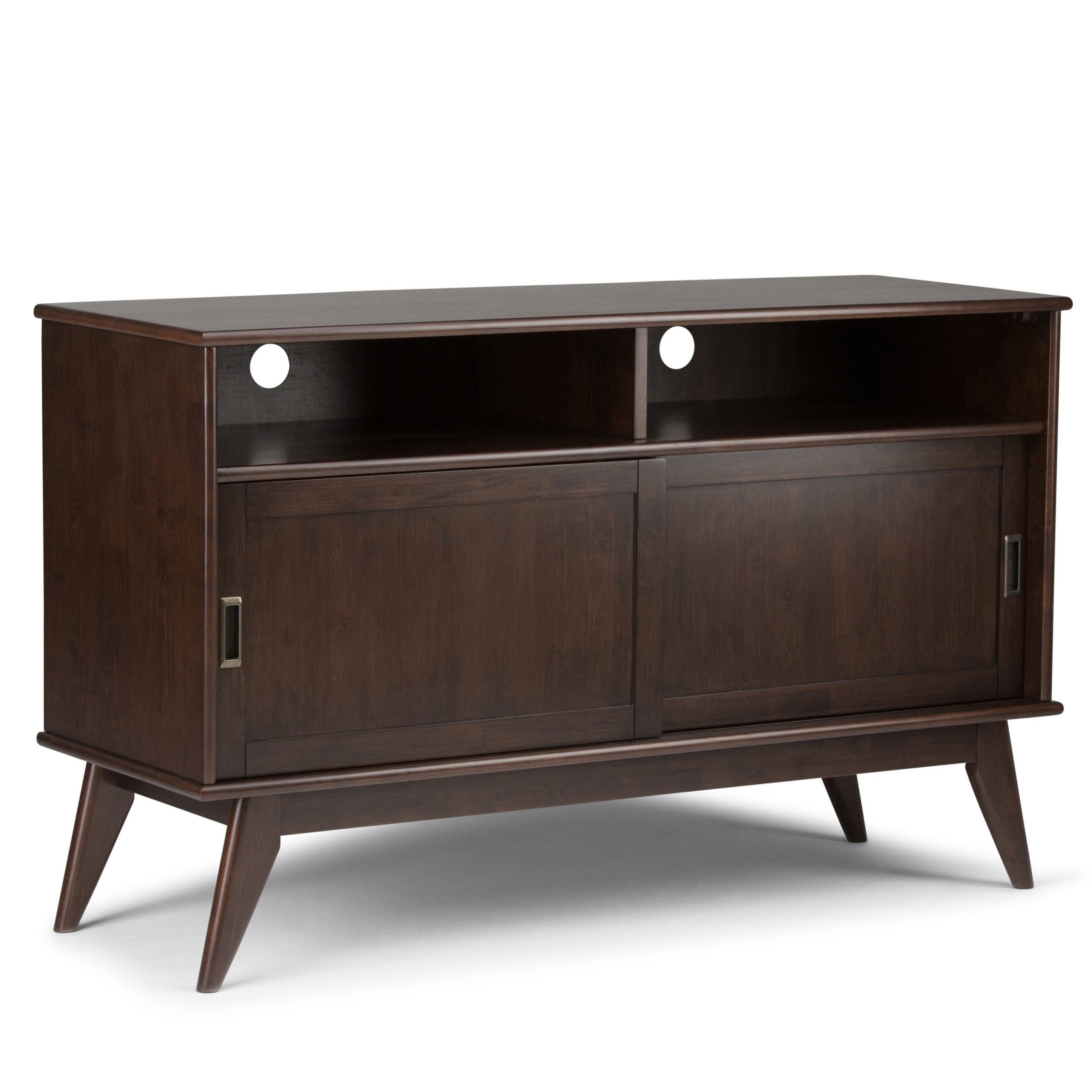 Brooklyn + Max Baxter Solid Hardwood 54 Inch Wide Mid With Regard To Most Popular Orsen Wide Tv Stands (View 17 of 25)