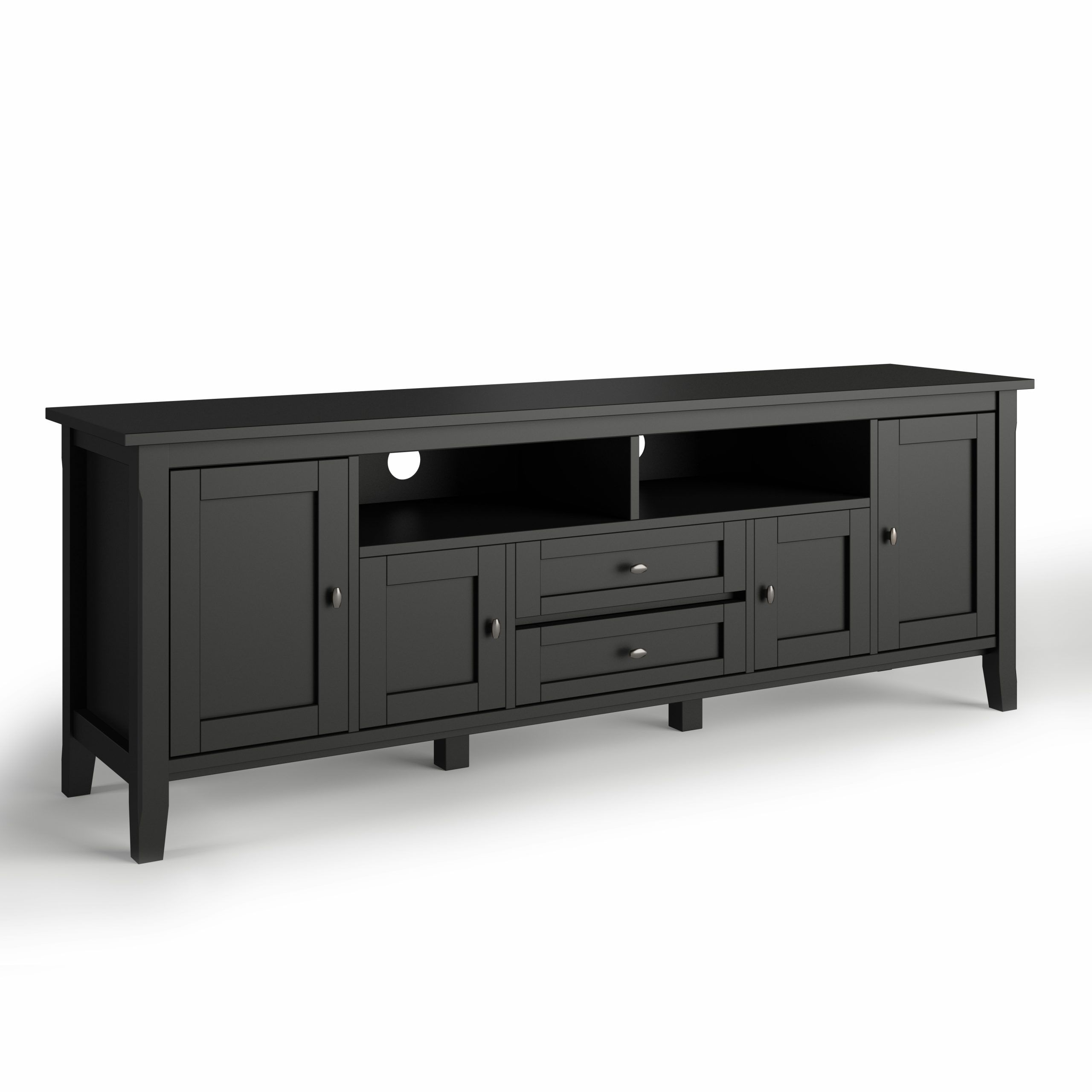 Brooklyn + Max Lexington Solid Wood 72 Inch Wide Rustic Tv In Newest Jackson Wide Tv Stands (View 10 of 10)