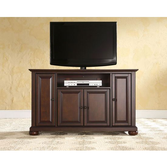 Crosley Furniture Alexandria 48'' Tv Stand In Black In 2017 Alexandria Corner Tv Stands For Tvs Up To 48" Mahogany (View 7 of 10)