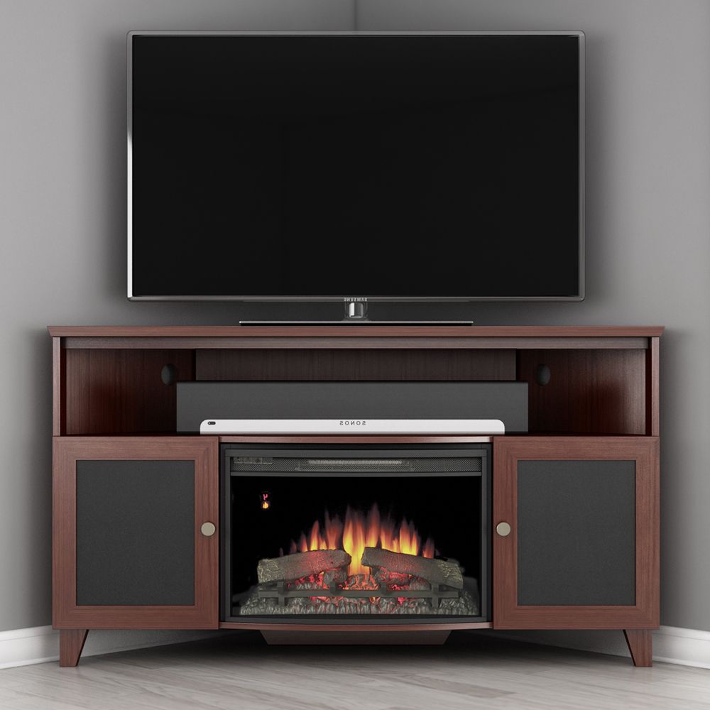 Current Caleah Tv Stands For Tvs Up To 65" With Regard To Furnitech Ft61sccfb Shaker Corner Tv Stand Console With (View 3 of 25)