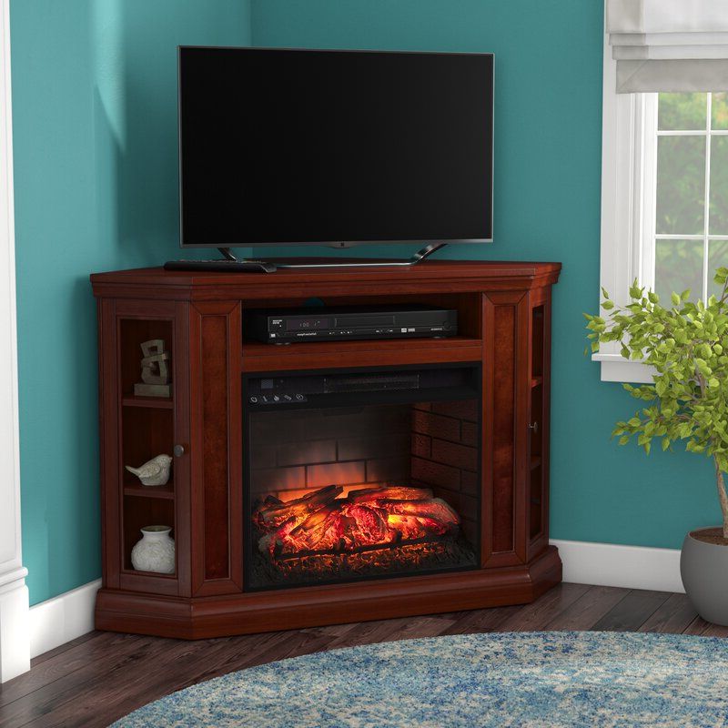 Darby Home Co Aarav Corner Tv Stand For Tvs Up To 55" With Within Preferred Sahika Tv Stands For Tvs Up To 55" (View 13 of 25)