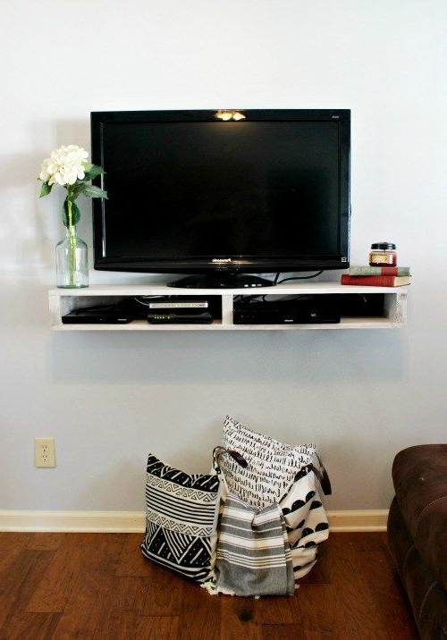 Diy Convertible Tv Stands And Bookcase Throughout Most Recent Diy Floating Tv Shelf (Photo 3 of 10)