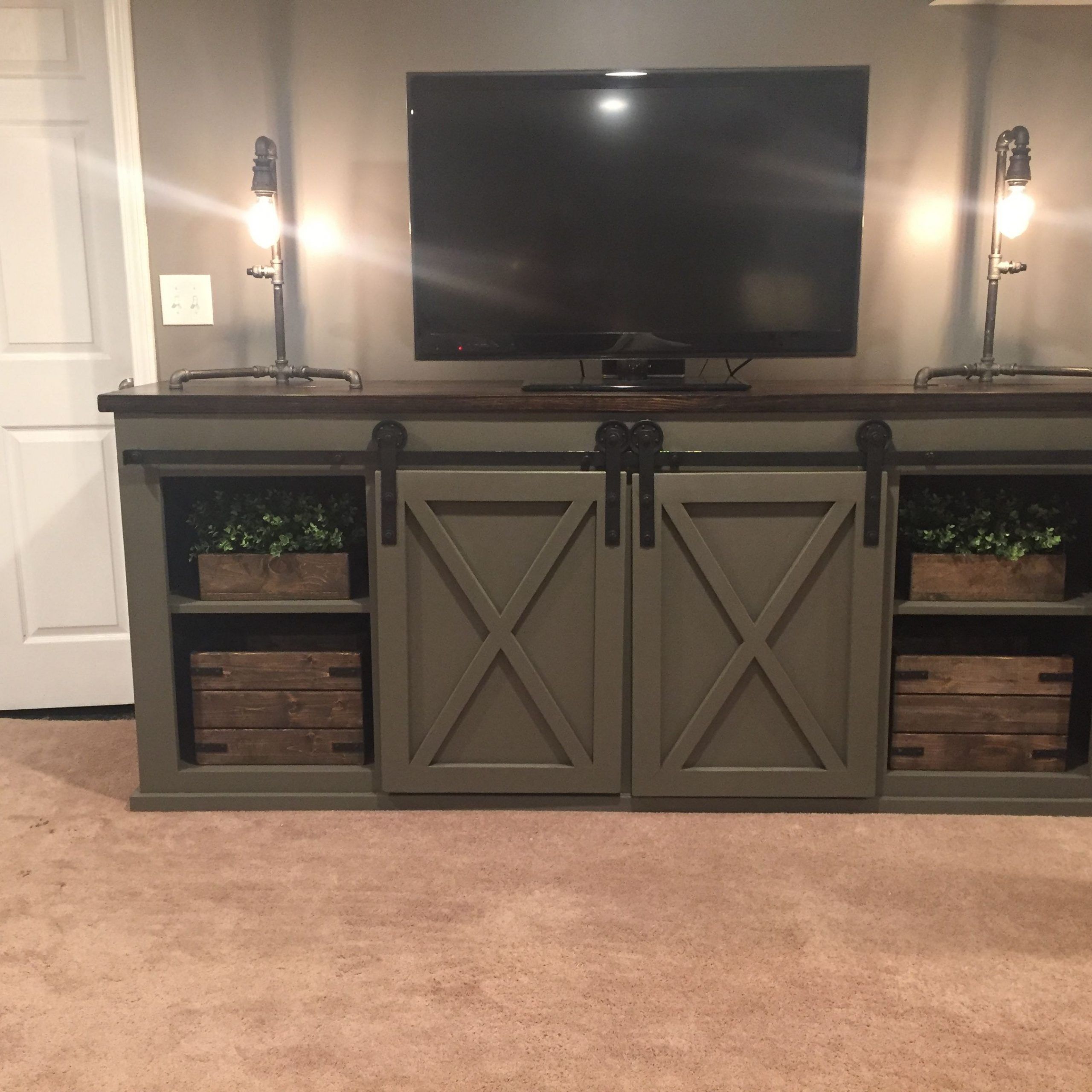Do It Yourself Home Projects From Ana Throughout Robinson Rustic Farmhouse Sliding Barn Door Corner Tv Stands (Photo 1 of 10)