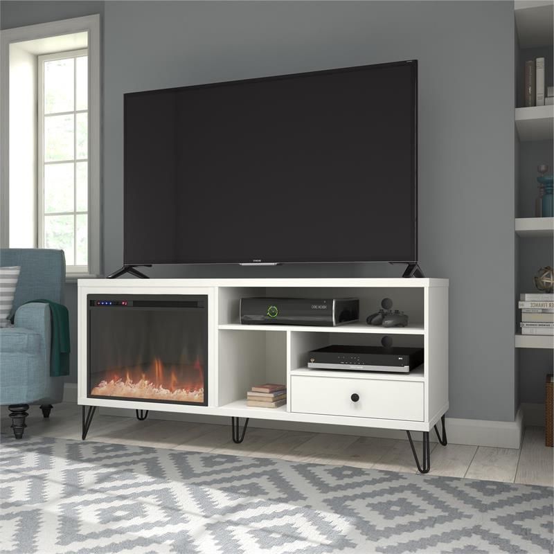 Fashionable Shelby Corner Tv Stands Throughout Fireplace Tv Stand, Electric Fireplace Tv Stands (Photo 2 of 10)