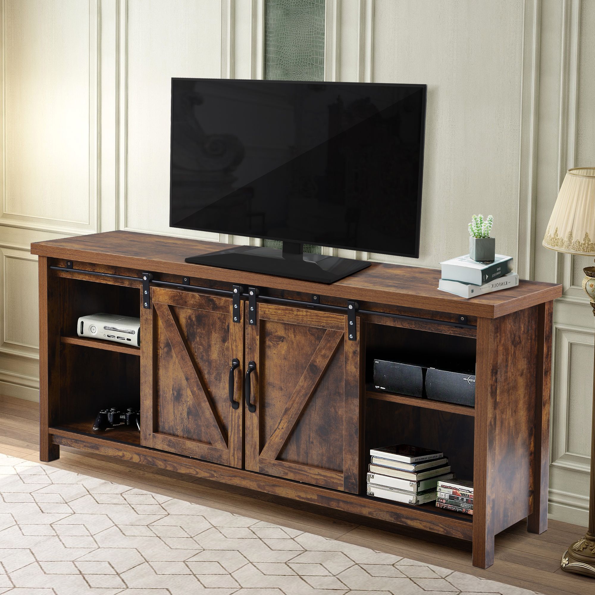 Fashionable Universal Tv Stand, Modern Wood Tv Stands, Tv Stand For In Modern 2 Glass Door Corner Tv Stands (Photo 1 of 10)