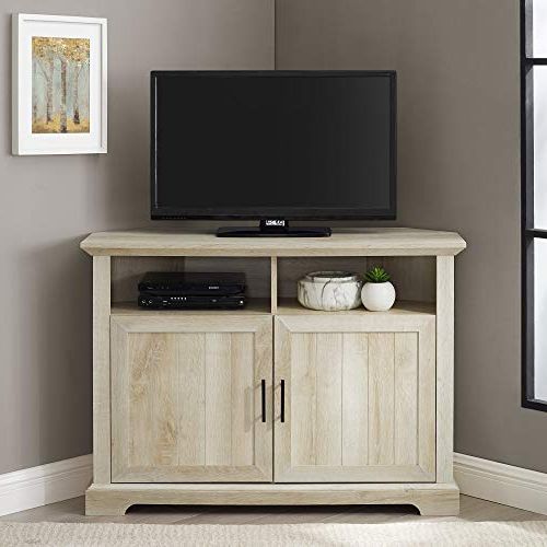 Favorite Grooved Door Corner Tv Stands With Regard To We Furniture Az44cmcr2dwo Grooved Door Cabinet Storage (Photo 5 of 10)