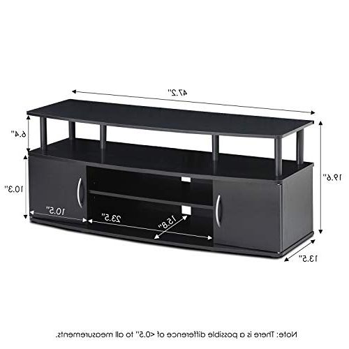 Furinno Jaya Large Entertainment Center Tv Stands Intended For Latest Furinno Jaya Large Entertainment Stand For Tv Up To 50 (Photo 5 of 10)