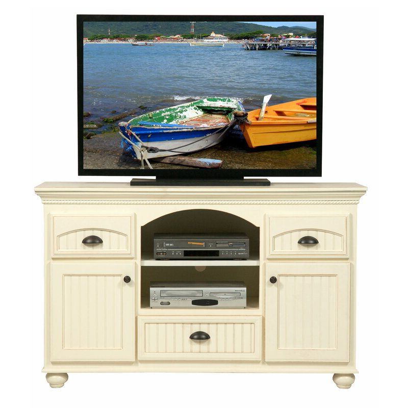 Giltner Solid Wood Tv Stands For Tvs Up To 65" Intended For Current August Grove® South Perth Solid Wood Tv Stand For Tvs Up (View 15 of 25)