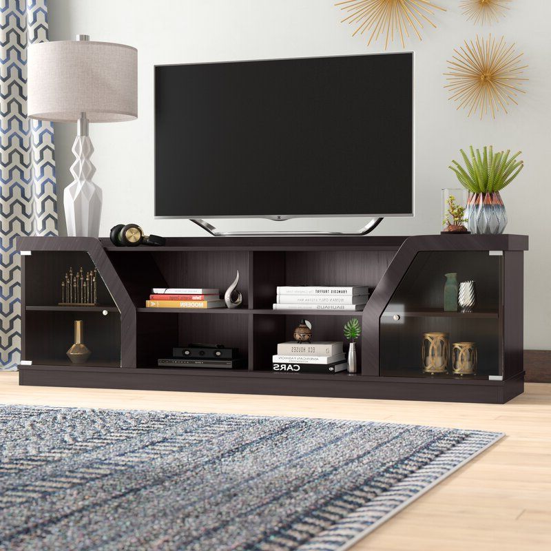 Glass Tv Stands For Tvs Up To 70" With Most Up To Date Ebern Designs Oxfordshire Tv Stand For Tvs Up To  (View 6 of 10)