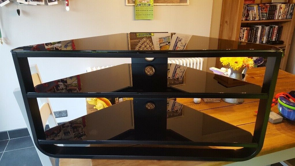 In Sheldon, West Midlands With Regard To Most Popular Contemporary Black Tv Stands Corner Glass Shelf (Photo 8 of 10)