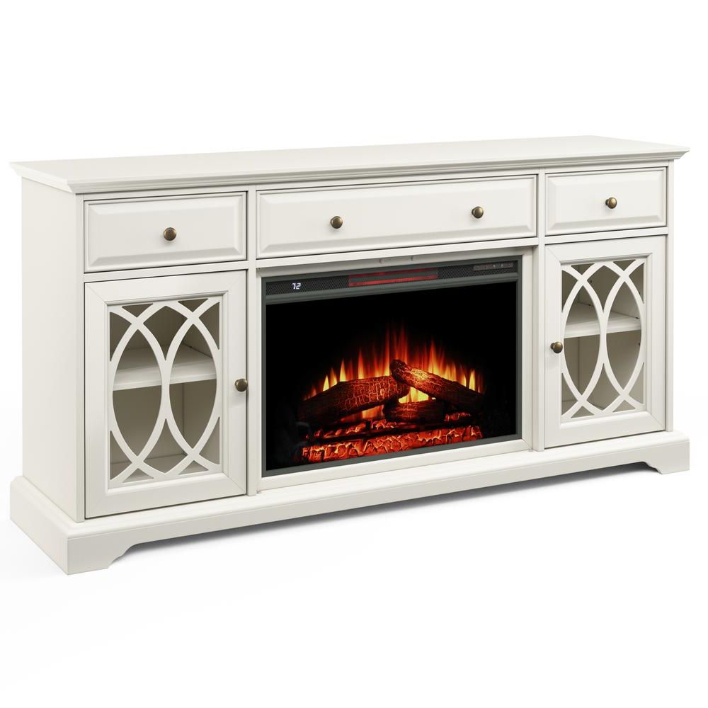 Margulies Tv Stands For Tvs Up To 60" In Best And Newest 60'' Segmented Tv Stand With Electric Fireplace – Walmart (Photo 11 of 25)