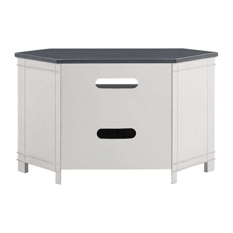 Martin Svensson Home Del Mar 50" Corner Tv Stand White And With Regard To Recent Del Mar 50" Corner Tv Stands White And Gray (Photo 4 of 10)