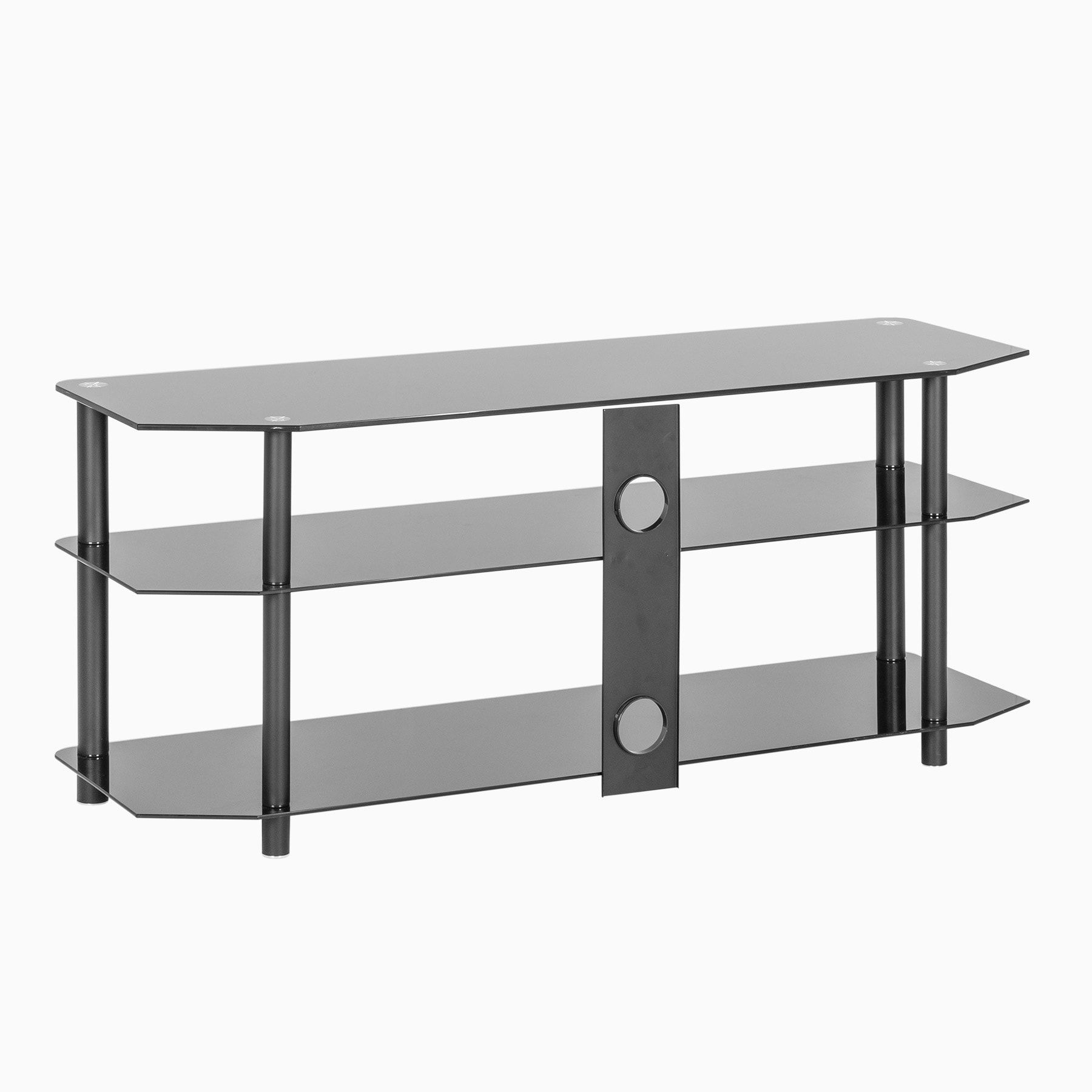 Mmt Zgbb1200 Within 2017 Glass Shelves Tv Stands For Tvs Up To 50" (View 4 of 10)