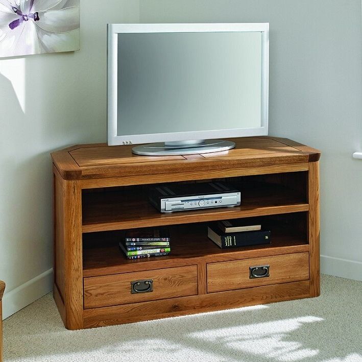 Most Current Orrville Tv Stands For Tvs Up To 43" Throughout Union Rustic Demoss Solid Wood Corner Tv Stand For Tvs Up (Photo 5 of 25)