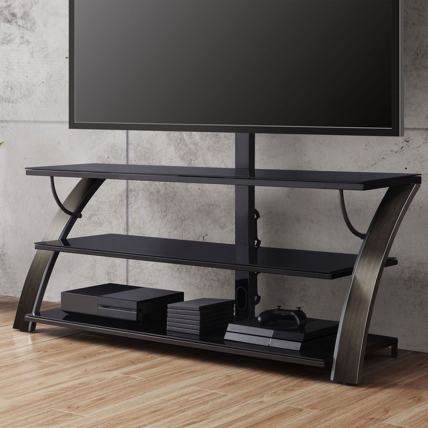 Most Popular Tv Stand Flat Panel For Tvs Up To 65" Screen Entertainment Intended For Whalen Payton 3 In 1 Flat Panel Tv Stands With Multiple Finishes (View 7 of 10)