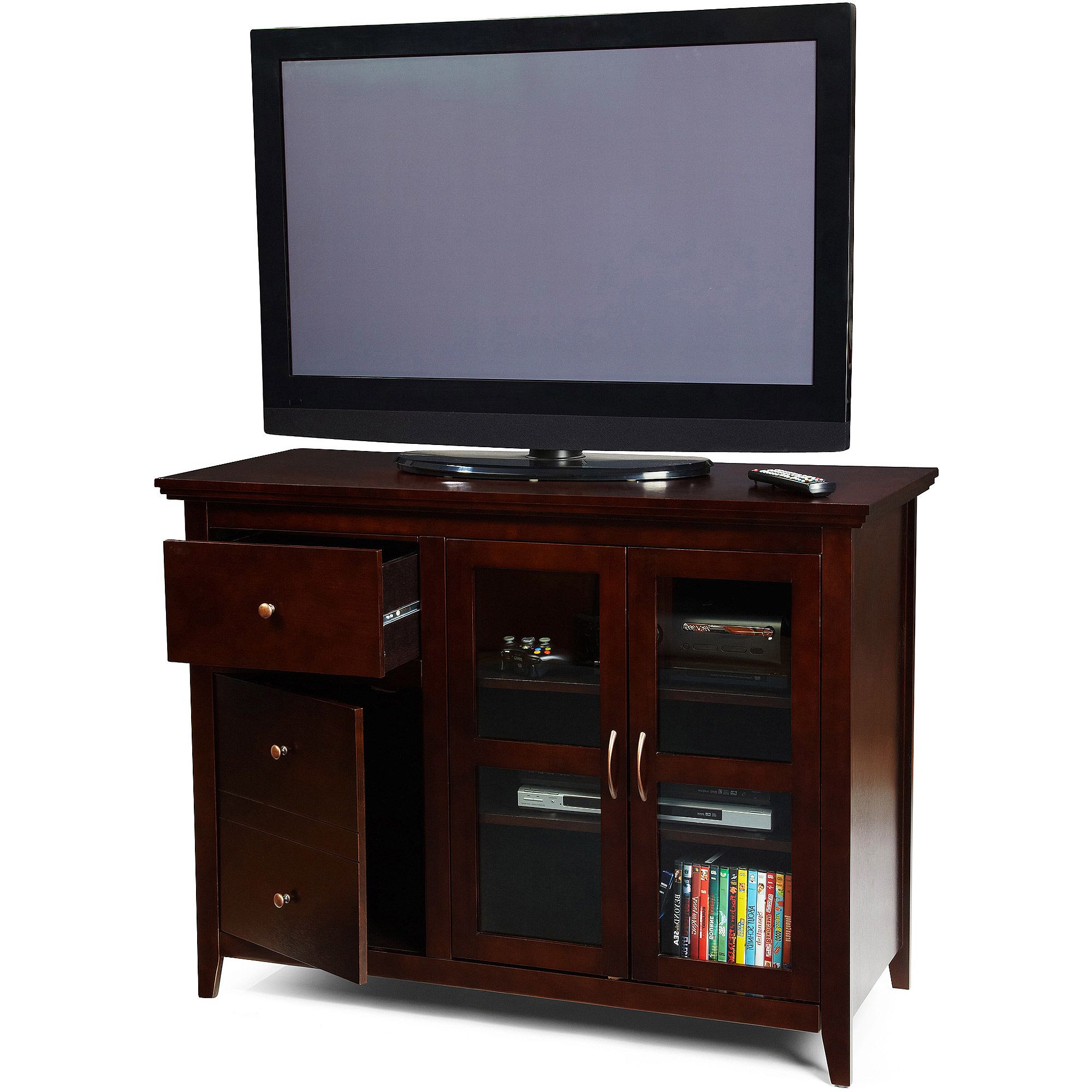 Most Popular Walker Edison Tv Stand For Tvs Up To 48", Multiple Colors Inside Vasari Corner Flat Panel Tv Stands For Tvs Up To 48" Black (View 2 of 10)