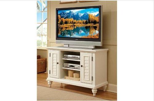 Naples Corner Tv Stands In Latest Home Styles 5543 09 Bermuda Tv Stand, Brushed White Finish (Photo 3 of 10)