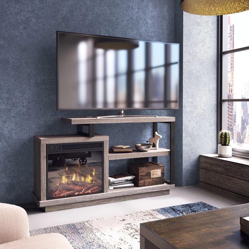 Neilsen Tv Stands For Tvs Up To 50" With Fireplace Included Inside Favorite Ivy Bronx Louann Tv Stand For Tvs Up To 55" With Fireplace (View 25 of 25)
