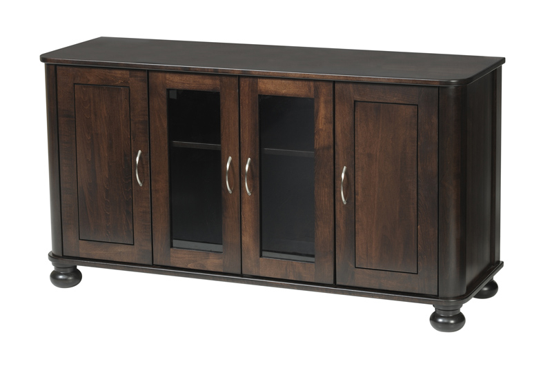 Newest Metro Tv Stand 576 In Solid Hardwood – Ohio Hardwood Furniture With Santiago Tv Stands (Photo 5 of 10)