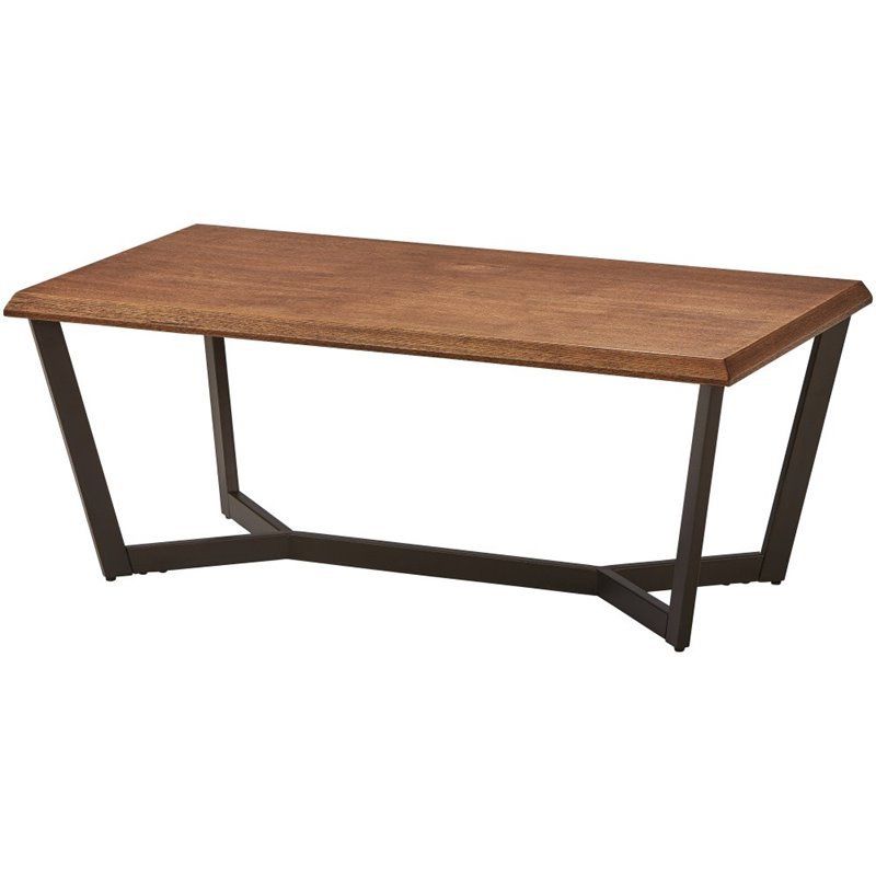 Oak Coffee Table, Oak Coffee Tables, Coffee Table In Oak Intended For Well Known Emmett Sonoma Tv Stands With Coffee Table With Metal Frame (View 6 of 10)