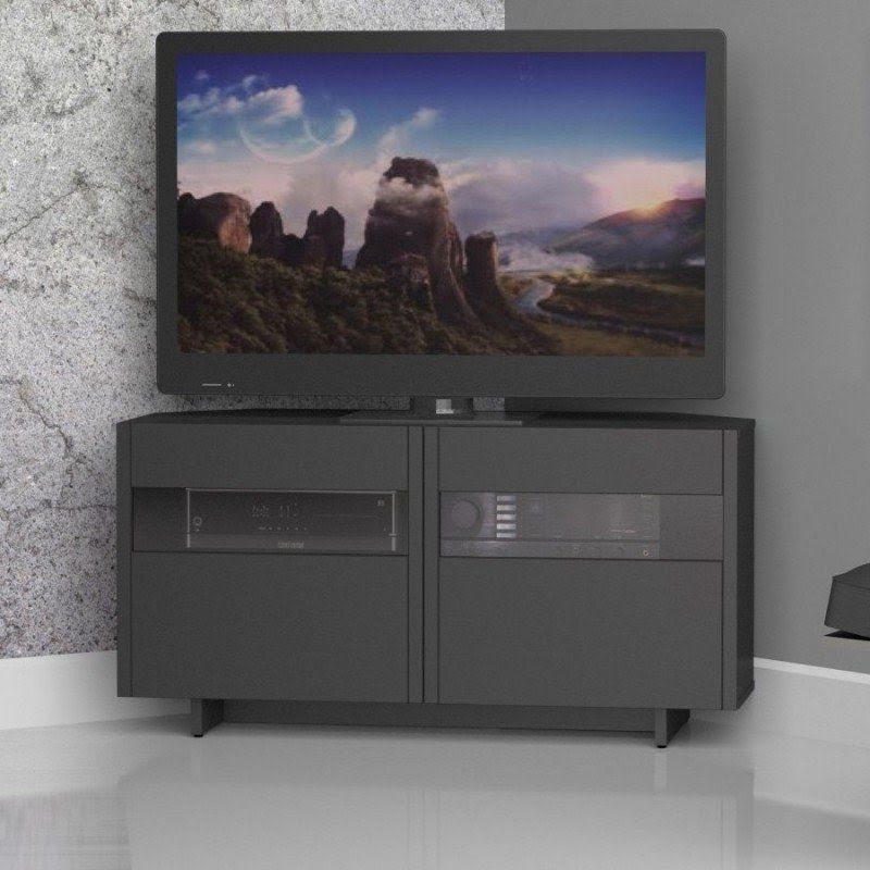 Popular Vasari Corner Flat Panel Tv Stands For Tvs Up To 48" Black In Low Corner Tv Stand – Ideas On Foter (Photo 6 of 10)