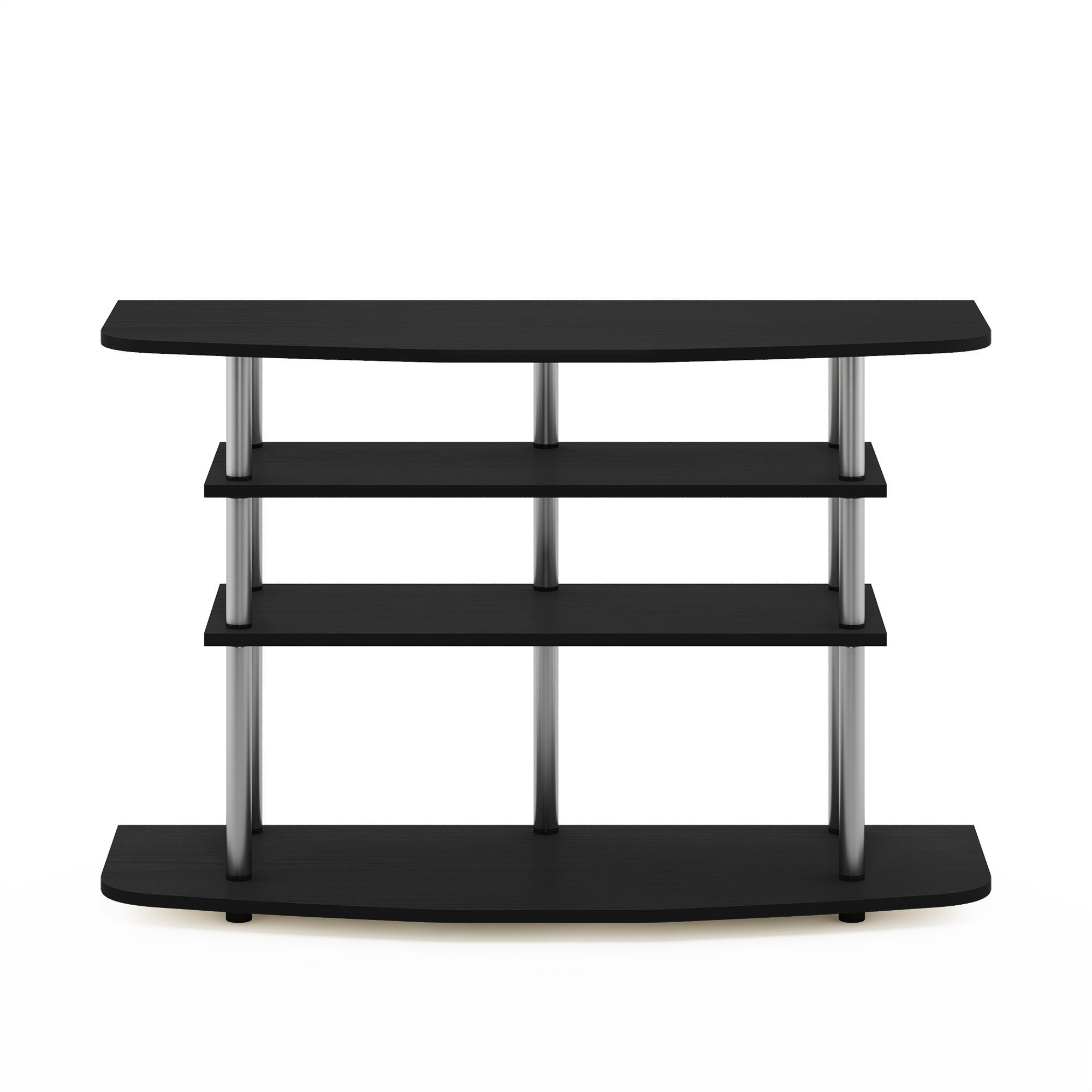 Recent Furinno Jaya Large Tv Stands With Storage Bin In Furinno Frans Turn N Tube 4 Tier Tv Stand For Tv Up To 46 (Photo 8 of 10)