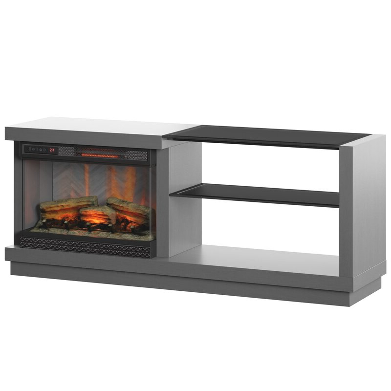 Rickard Tv Stands For Tvs Up To 65" With Fireplace Included Intended For Fashionable Orren Ellis Ladores Tv Stand For Tvs Up To 65" With (View 17 of 25)