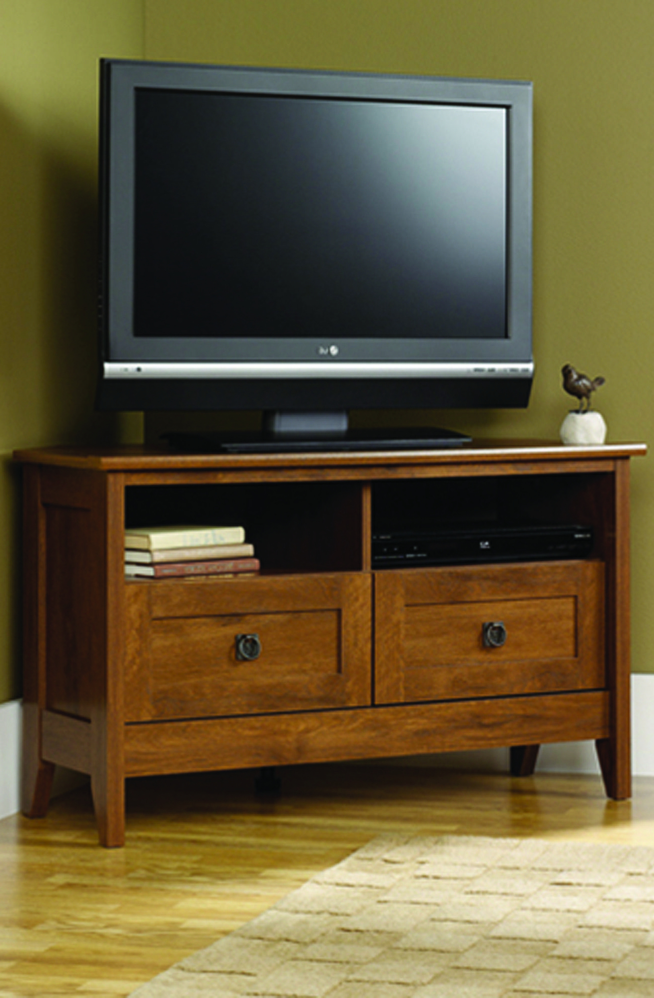 Featured Photo of Top 10 of Simple Open Storage Shelf Corner Tv Stands