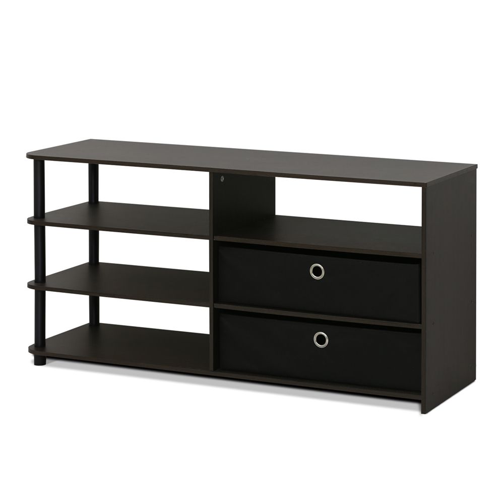 Well Known Jaya Simple Design Tv Stand For Up To 50 Inch With Bins Within Tv Stands For Tvs Up To 50" (View 23 of 25)
