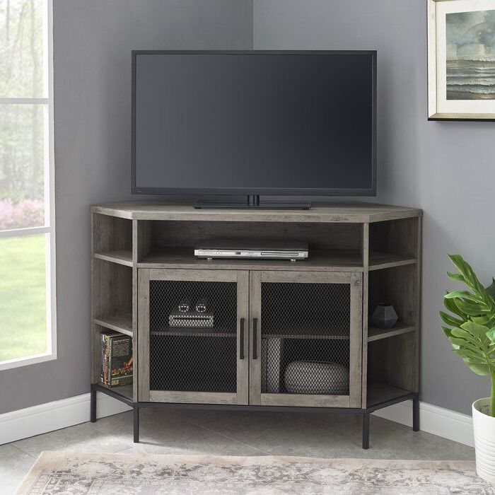 Well Known Lionel Corner Tv Stands For Tvs Up To 48" Regarding Williston Forge Nadell Tv Stand For Tvs Up To 48 (Photo 3 of 10)